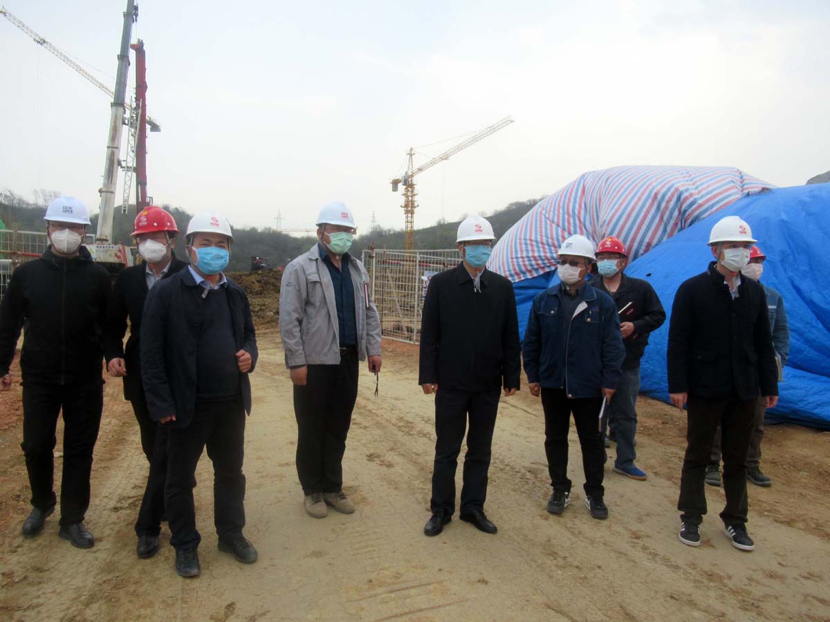 皖能環(huán)?？偨?jīng)理張為義到安徽電建一公司合肥龍泉山項(xiàng)目調(diào)研疫情防控和復(fù)工復(fù)產(chǎn)工作