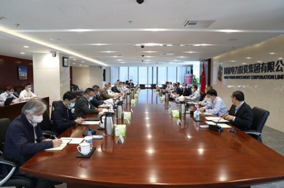 國家電投總經(jīng)理江毅會見東方電氣黨組副書記、總經(jīng)理俞培根