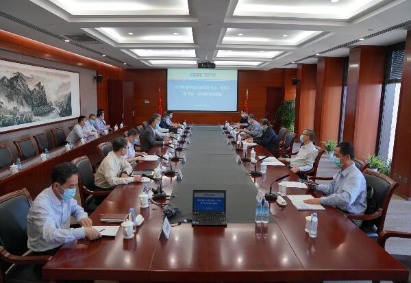 中國能建集團黨委書記、董事長汪建平會見中國大唐黨組書記、董事長陳飛虎一行