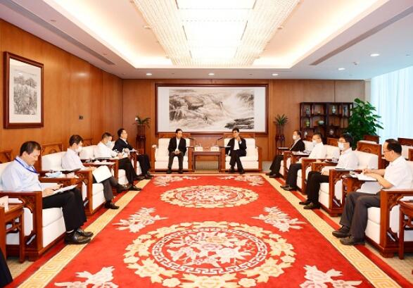 華能集團(tuán)有限公司黨組書(shū)記、董事長(zhǎng)舒印彪會(huì)見(jiàn)國(guó)開(kāi)行董事長(zhǎng)趙歡