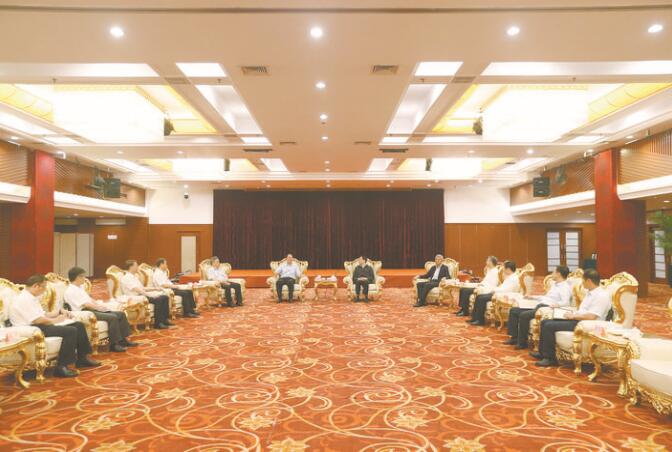 河南省委書記王國生、省長尹弘會(huì)見國家電網(wǎng)董事長、黨組書記毛偉明