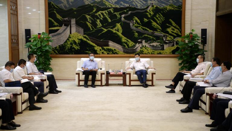 寇偉會見哈電集團(tuán)黨委副書記、總經(jīng)理吳偉章