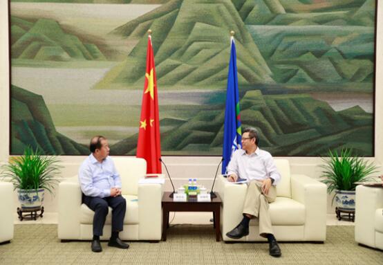 國家電投黨組書記、董事長錢智民會見上海交通大學校長、中國工程院院士林忠欽