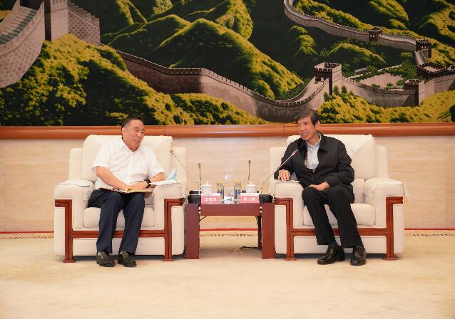 宋海良、孫洪水與大唐集團董事長陳飛虎座談