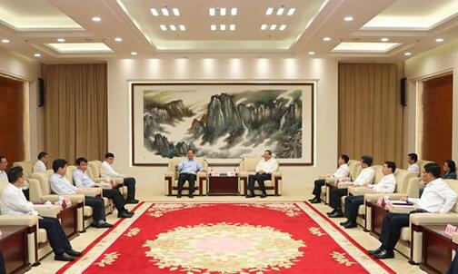 國(guó)家電網(wǎng)董事長(zhǎng)、黨組書(shū)記毛偉明拜會(huì)安徽省委書(shū)記李錦斌、省長(zhǎng)李國(guó)英