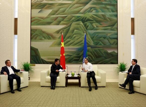 錢智民會見吉林省委常委、長春市委書記王凱