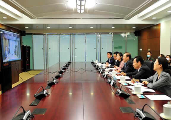 辛保安總經(jīng)理與SAP公司全球執(zhí)行董事會成員、全球業(yè)務(wù)總裁傅美黛舉行視頻會談