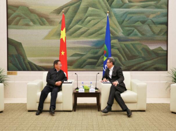 錢智民會見青海省政協(xié)副主席、海南州委書記張文魁