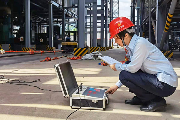 國家能源集團雁石發(fā)電公司開展安全帶定期檢驗保障安全生產