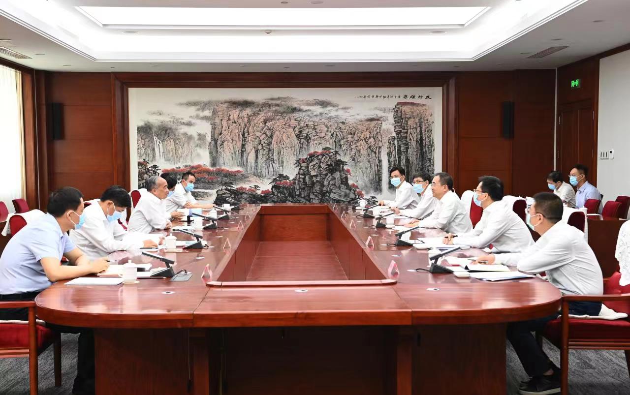 鄒磊拜會山西省委書記、省人大常委會主任林武