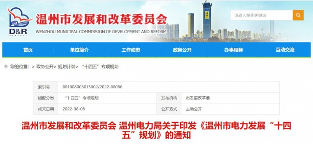 浙江溫州：推進園區(qū)和居民屋頂分布式光伏發(fā)電應(yīng)用，到2025年底，全市光伏裝機量達300萬千瓦