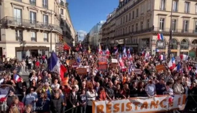 能源危機、高通脹令德法面臨“持續(xù)動蕩”危機，抗議罷工不斷上演