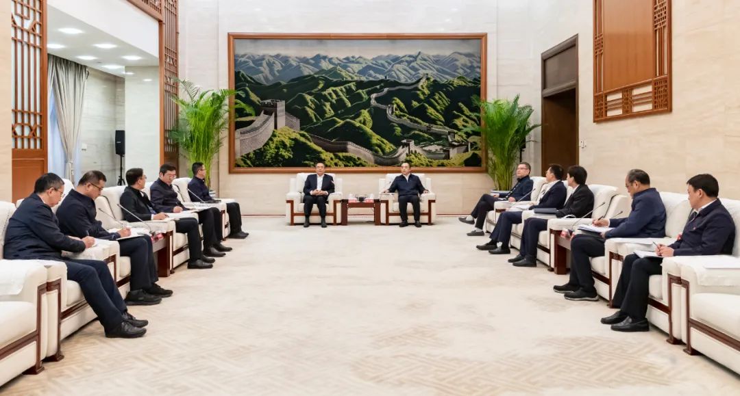 大唐集團黨組書記、董事長鄒磊會見哈電集團黨委書記、董事長曹志安