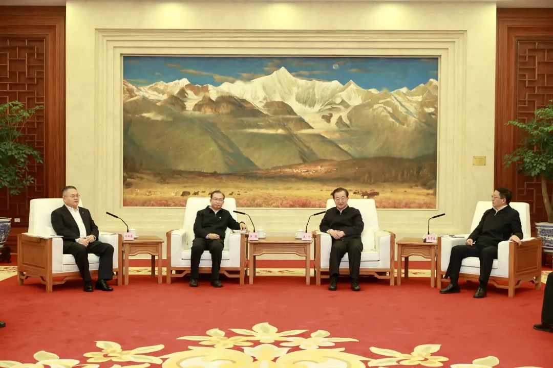 華電集團董事長江毅、總經(jīng)理葉向東拜會云南省委書記王寧、省長王予波