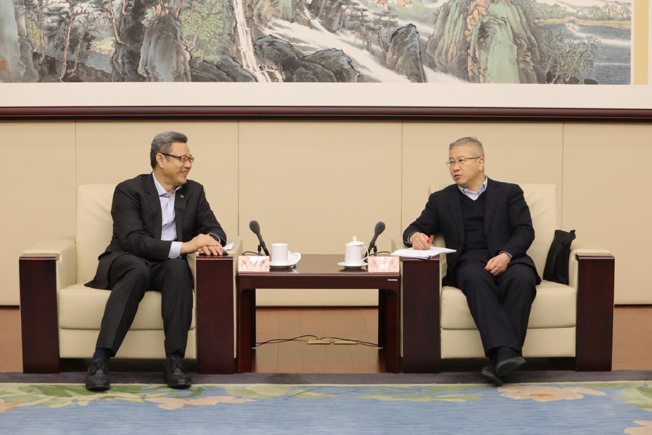 國家電投黨組書記、董事長錢智民拜會浙江省委常委、常務副省長徐文光