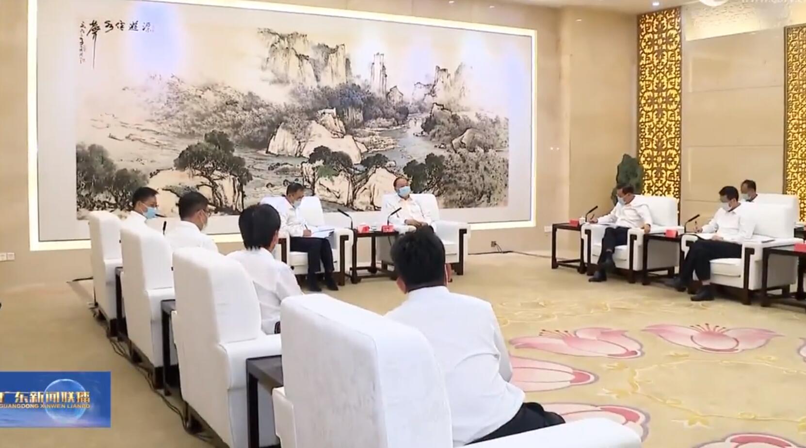 大唐集團黨組書記、董事長鄒磊拜會廣東省委書記黃坤明、省長王偉中