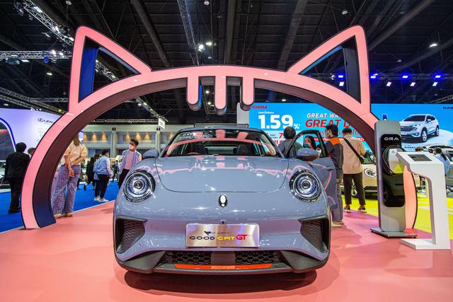 中國(guó)新能源車探尋差異化“出?！甭窂? width=