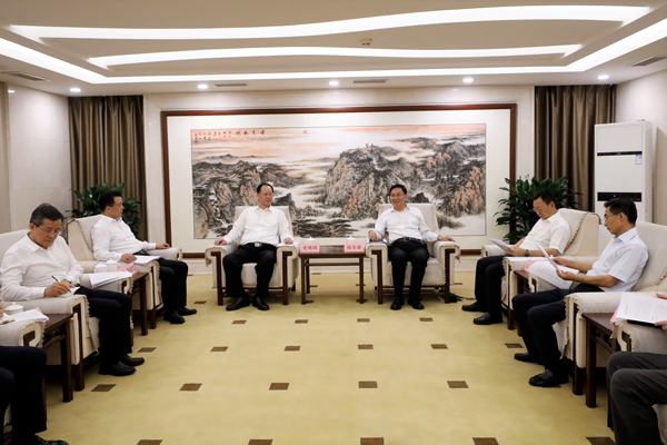 國務(wù)院國資委黨委書記、主任張玉卓會見湖南省委副書記、省長毛偉明