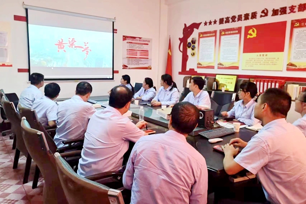 陜煤石電公司經(jīng)營(yíng)管理黨支部開(kāi)展“勇?lián)?dāng) 善作為 學(xué)習(xí)身邊榜樣”主題黨日活動(dòng)