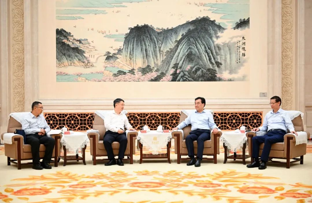 華能集團黨組書記、董事長溫樞剛拜會江蘇省委書記信長星、省長許昆林