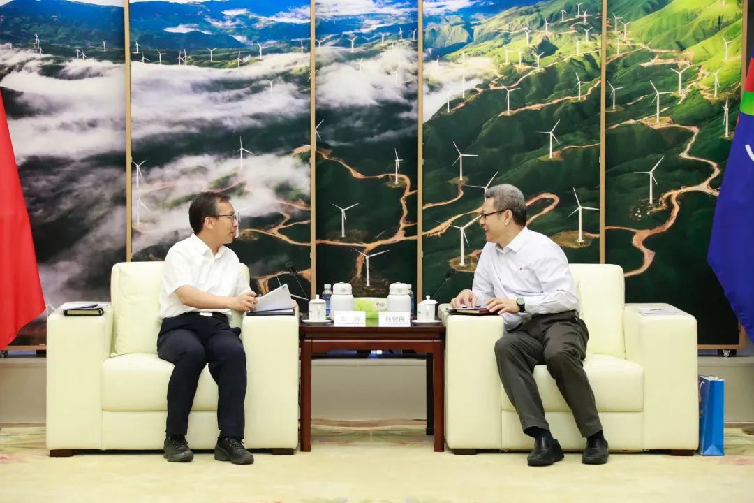 國家電投黨組書記、董事長錢智民會見河北省滄州市市長向輝