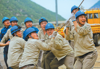 人民日報:防汛抗洪救災(zāi) 央企勇挑重?fù)?dān)