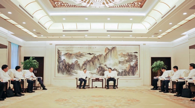 中國能建黨委書記、董事長宋海良拜會陜西省省長趙剛