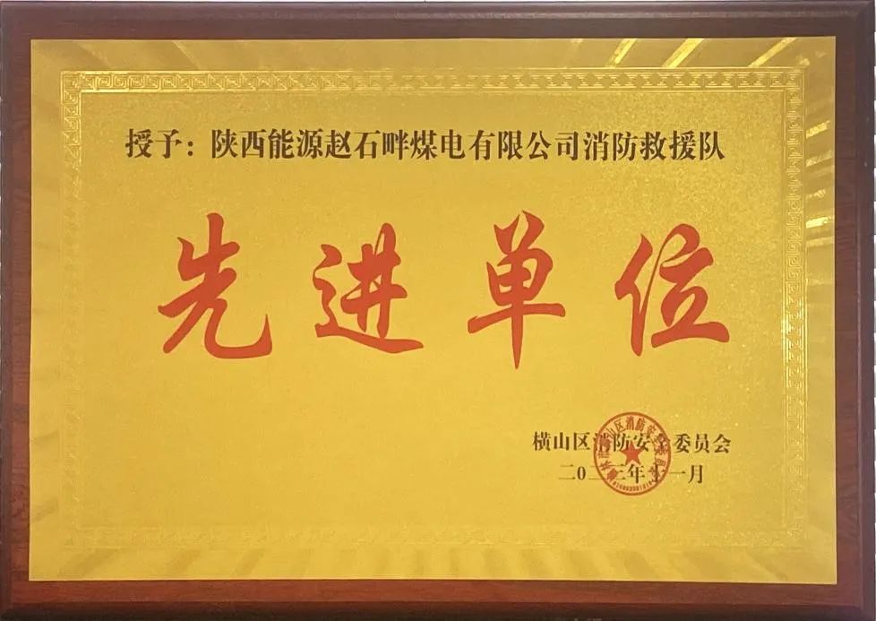 優(yōu)秀！再續(xù)輝煌！陜投集團(tuán)趙石畔煤電消防工作又獲表彰