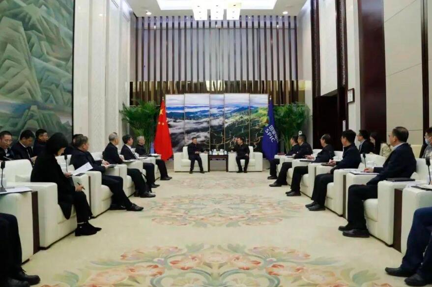 國家電投黨組書記、董事長劉明勝會見東方電氣黨組書記、董事長俞培根