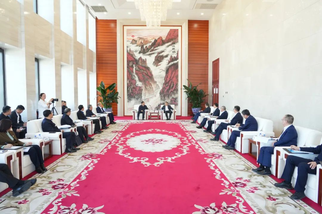 中國能建黨委書記、董事長宋海良與吉林省副省長李國強會談