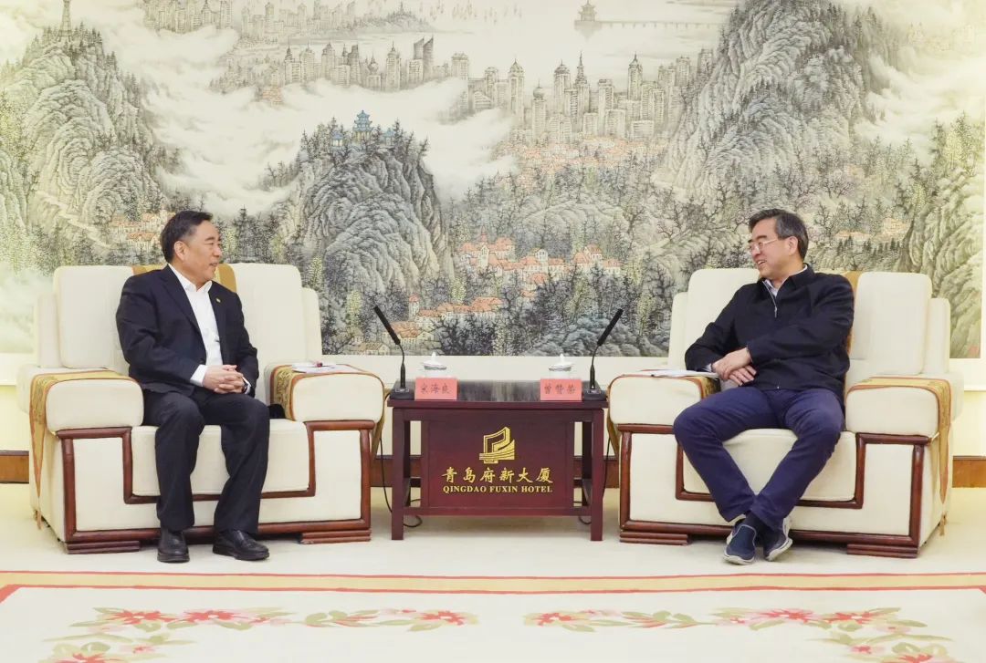 中國能建黨委書記、董事長宋海良拜會山東省委常委、青島市委書記曾贊榮