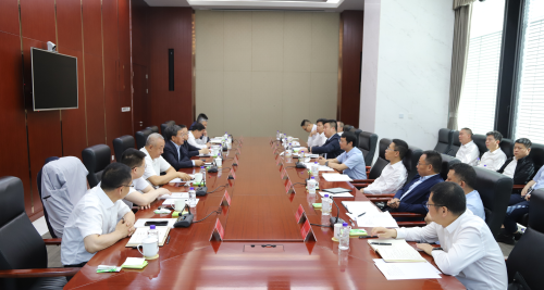 中國(guó)電建黨委常委、副總經(jīng)理劉源源與晉能控股集團(tuán)黨委書記、董事長(zhǎng)李國(guó)彪舉行會(huì)談