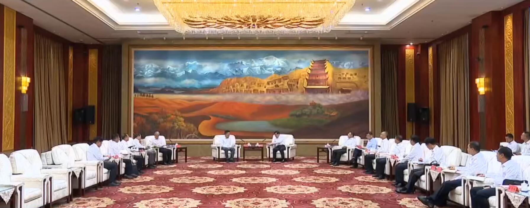 國家電投董事長劉明勝、總經(jīng)理栗寶卿拜會甘肅省委書記胡昌升、省長任振鶴