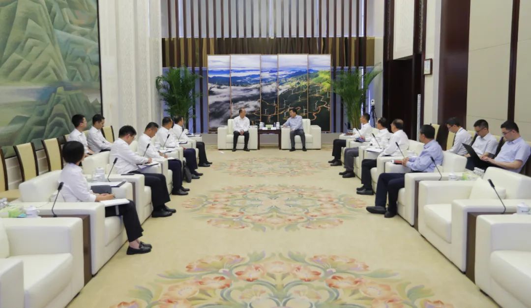 國家電投黨組書記、董事長劉明勝會見中國化學(xué)黨委書記、董事長莫鼎革