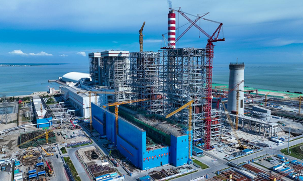 國家能源集團(tuán)北海公司4號鍋爐大板梁完成吊裝驗收