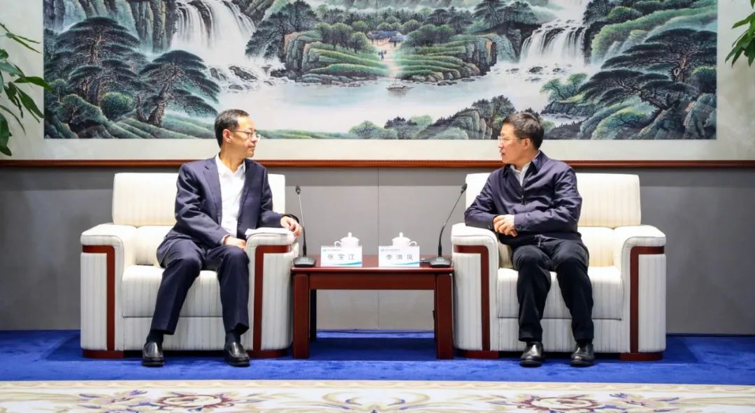 中國電氣裝備黨委書記、董事長李洪鳳會見交通銀行黨委副書記、行長張寶江