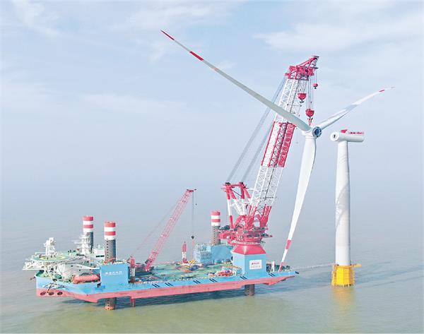 江蘇啟東海上風(fēng)電發(fā)電量突破20億千瓦時