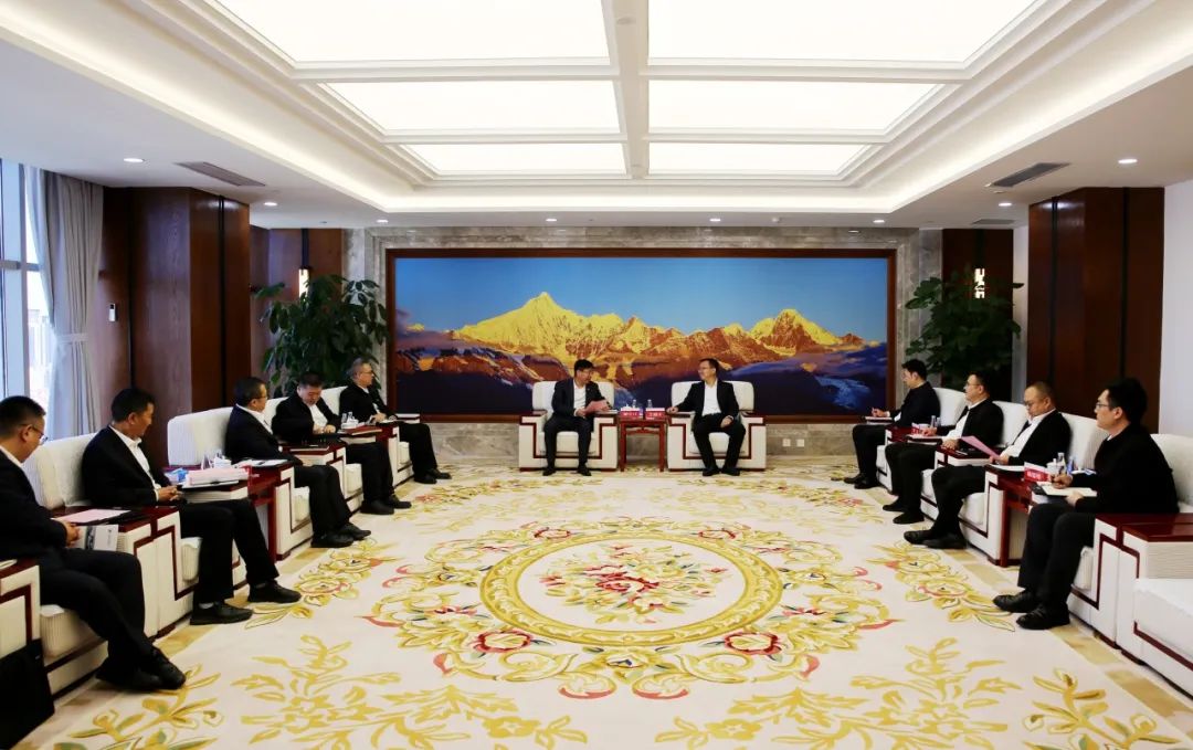 王繼才與中國能建西南區(qū)域總部黨委書記、總經理鄒小川會談