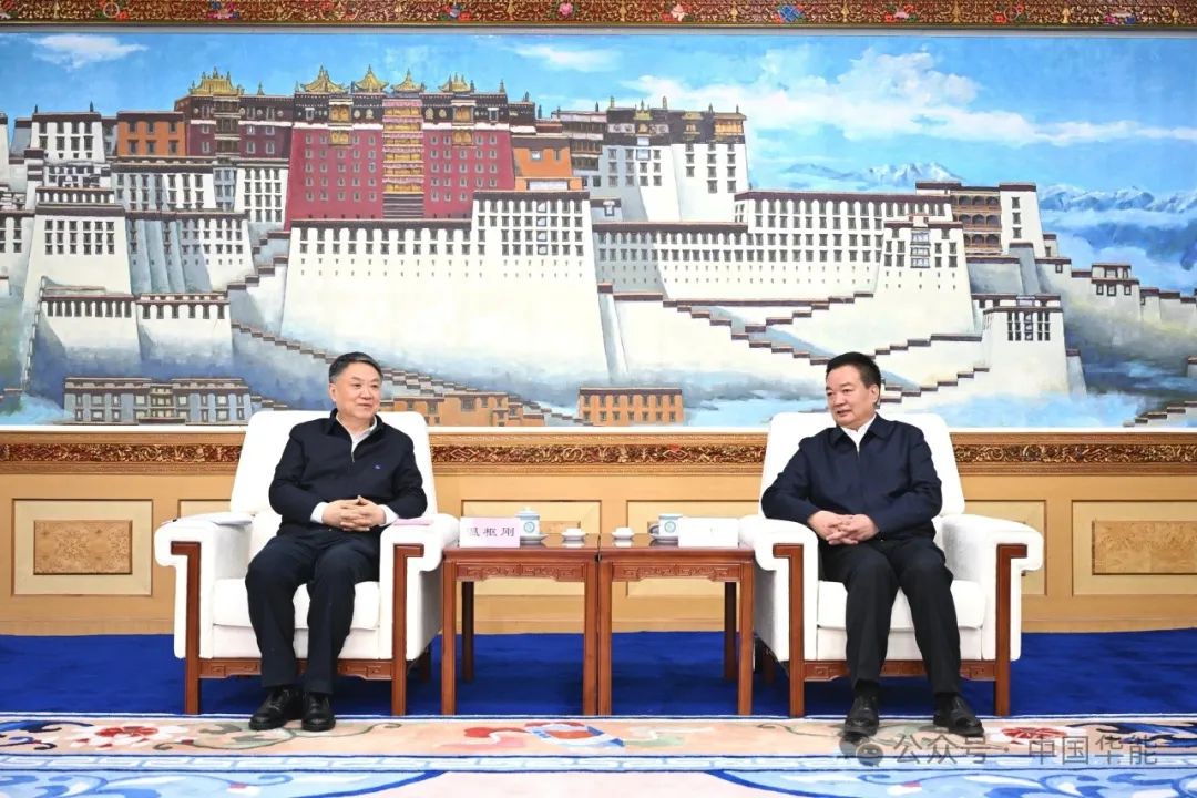 華能集團董事長、黨組書記溫樞剛拜會西藏自治區(qū)黨委書記王君正