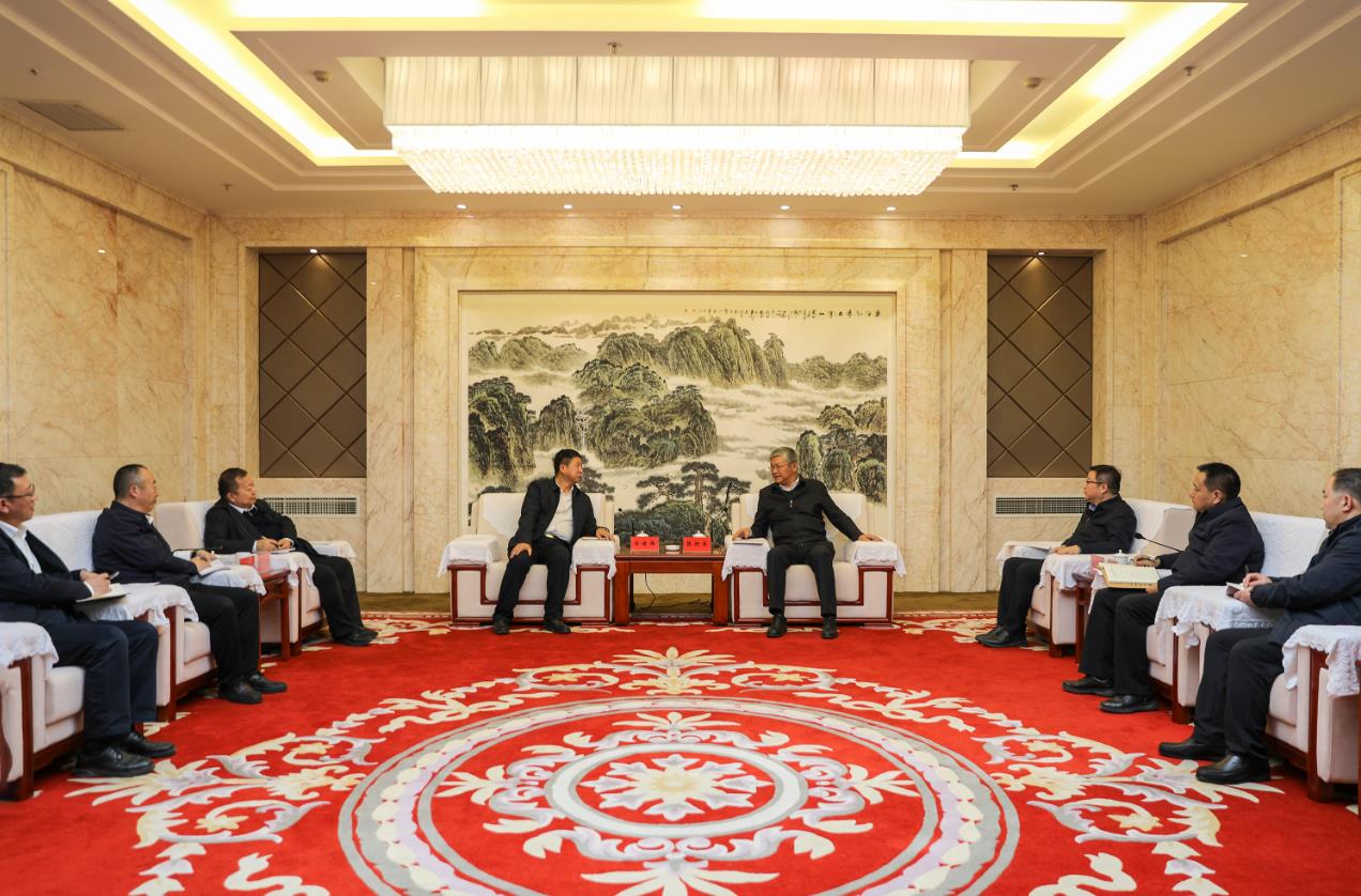 大唐甘肅公司黨委書記、董事長王建偉拜會隴南市委書記張柯兵、市長劉永革