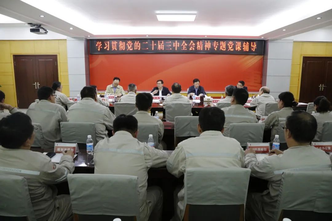 大唐河南公司領(lǐng)導(dǎo)班子成員深入基層一線講授黨的二十屆三中全會(huì)精神專(zhuān)題黨課