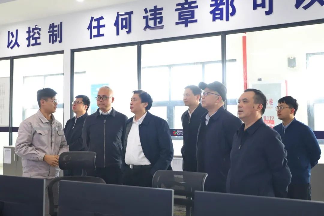 中國工程院院士謝和平調研前詹風電、前詹港電