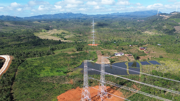 老撾孟松600兆瓦山地風(fēng)電工程圓滿(mǎn)完成倒送電