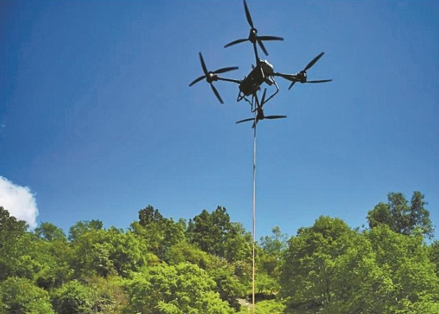 四川可由無人機(jī)部署的雨量站投用